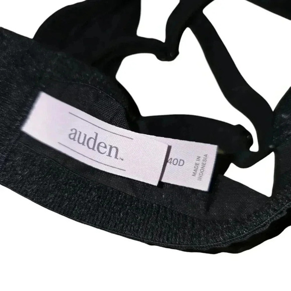 Womens Auden, size 40D, black bra in excellent condition!!! - Picture 2 of 3